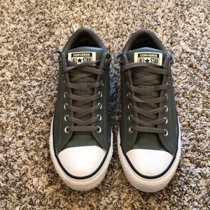 Converse all star leather shoes men’s size 9